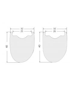 370g 700C Carbon Rims Disc 32mm Wide 40mm Deep Asymmetric 32GAR40