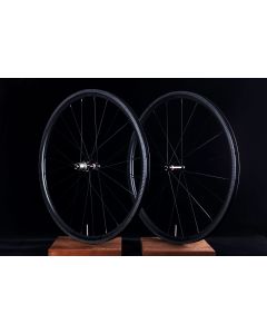 Customize UltraLite 700C Road Carbon Wheelset Rim Brake 26mm Wide 