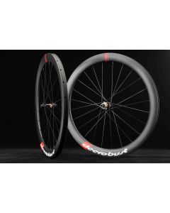 Asymmetric UltraLite 700C Carbon Disc Wheelset 28mm Wide 50mm Deep TC50-28A 