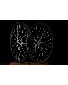 29er MTB XC Cross Country Carbon Wheelset 39mm Wide 20mm Deep Asymmetric