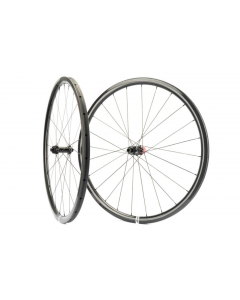 700C UltraLite Carbon Disc Wheelset Tubular 30mm Deep 26mm Wide T30-26 