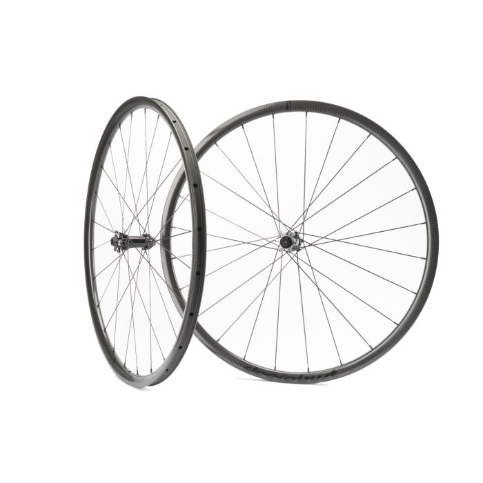 700C UltraLite Carbon Disc Wheelset 25mm Deep 25mm Wide Asymmetric TC25-25A 