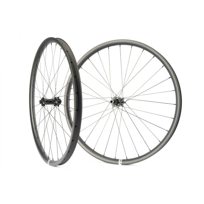 29er MTB XC Cross Country Carbon Wheelset 33mm Wide 25mm Deep Asymmetric
