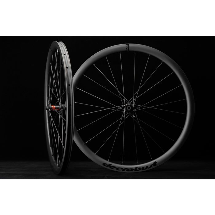 700C UltraLite Carbon Disc Wheelset 28mm Wide 35mm Deep TC35-28 