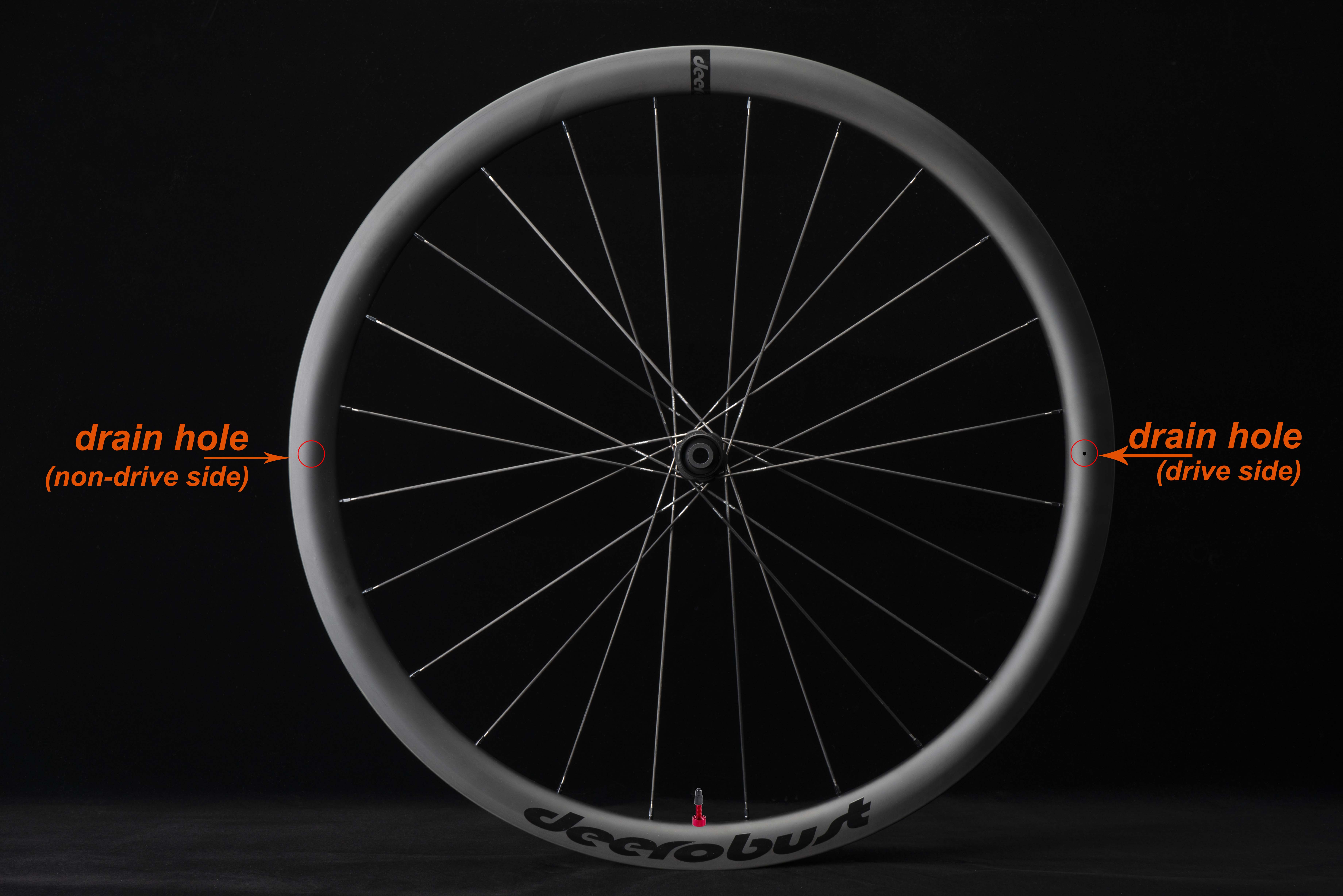 700C UltraLite Carbon Disc Wheelset 45mm Deep 26mm Wide TC45-26